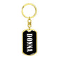 Donna v01w - Luxury Dog Tag Keychain