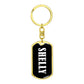 Shelly v01w - Luxury Dog Tag Keychain