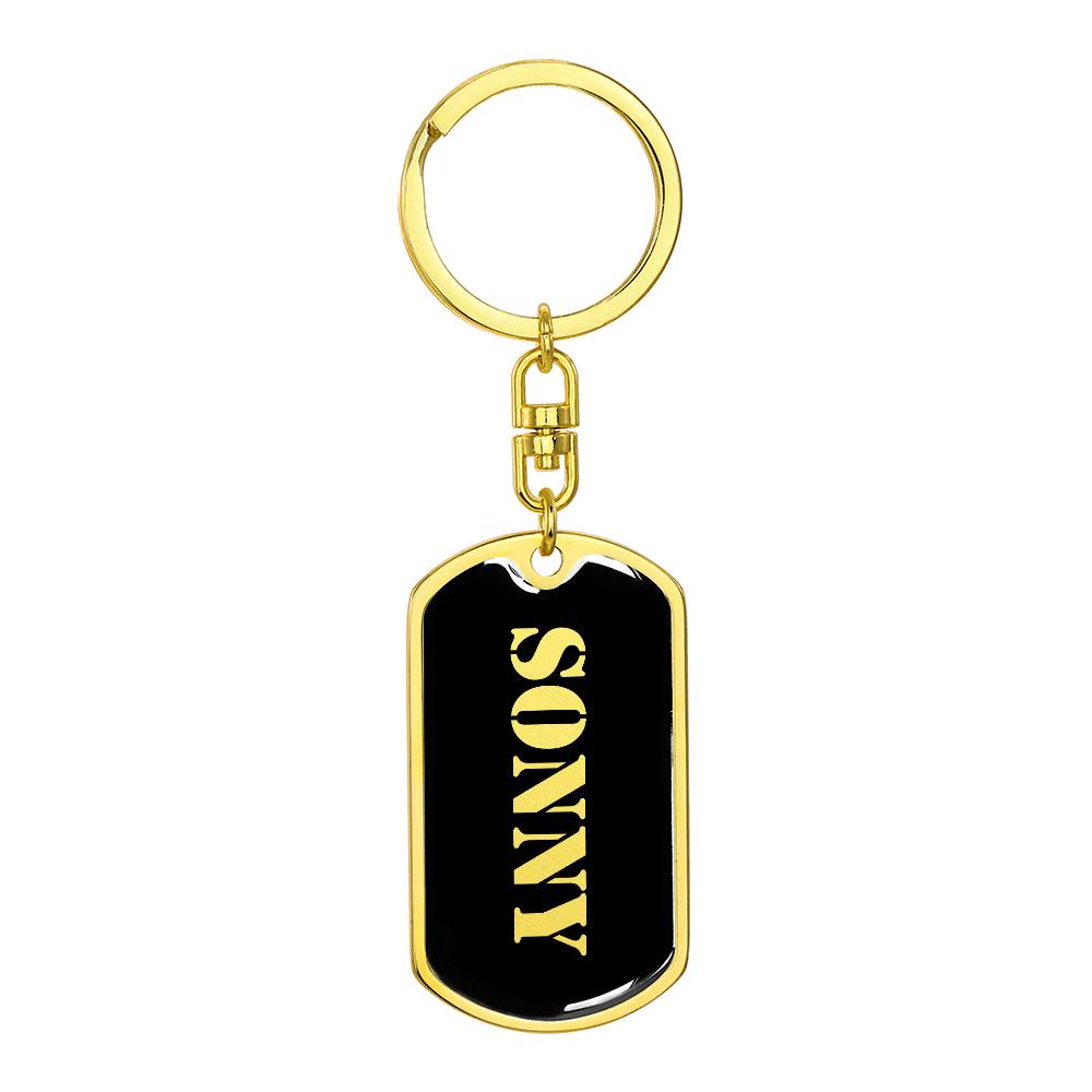 Sonny v2 - Luxury Dog Tag Keychain