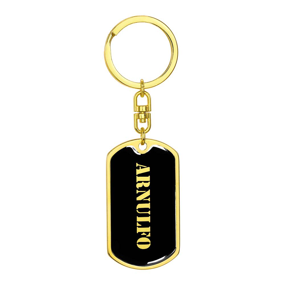 Arnulfo v2 - Luxury Dog Tag Keychain