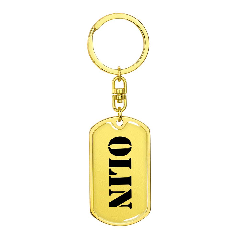 Olin - Luxury Dog Tag Keychain