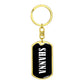 Shanna v03 - Luxury Dog Tag Keychain