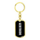 Gertrude v01w - Luxury Dog Tag Keychain