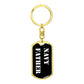 Navy Father v3 - Luxury Dog Tag Keychain
