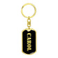 Carol v2 - Luxury Dog Tag Keychain