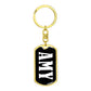 Amy v01w - Luxury Dog Tag Keychain
