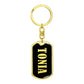 Tonia v02 - Luxury Dog Tag Keychain