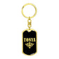 Tonya v02a - Luxury Dog Tag Keychain