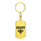 Eileen v01a - Luxury Dog Tag Keychain