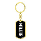 Millie v03 - Luxury Dog Tag Keychain