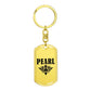 Pearl v01a - Luxury Dog Tag Keychain