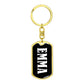 Emma v01w - Luxury Dog Tag Keychain