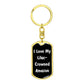 Love My Lilac-Crowned Amazon v3 - Luxury Dog Tag Keychain