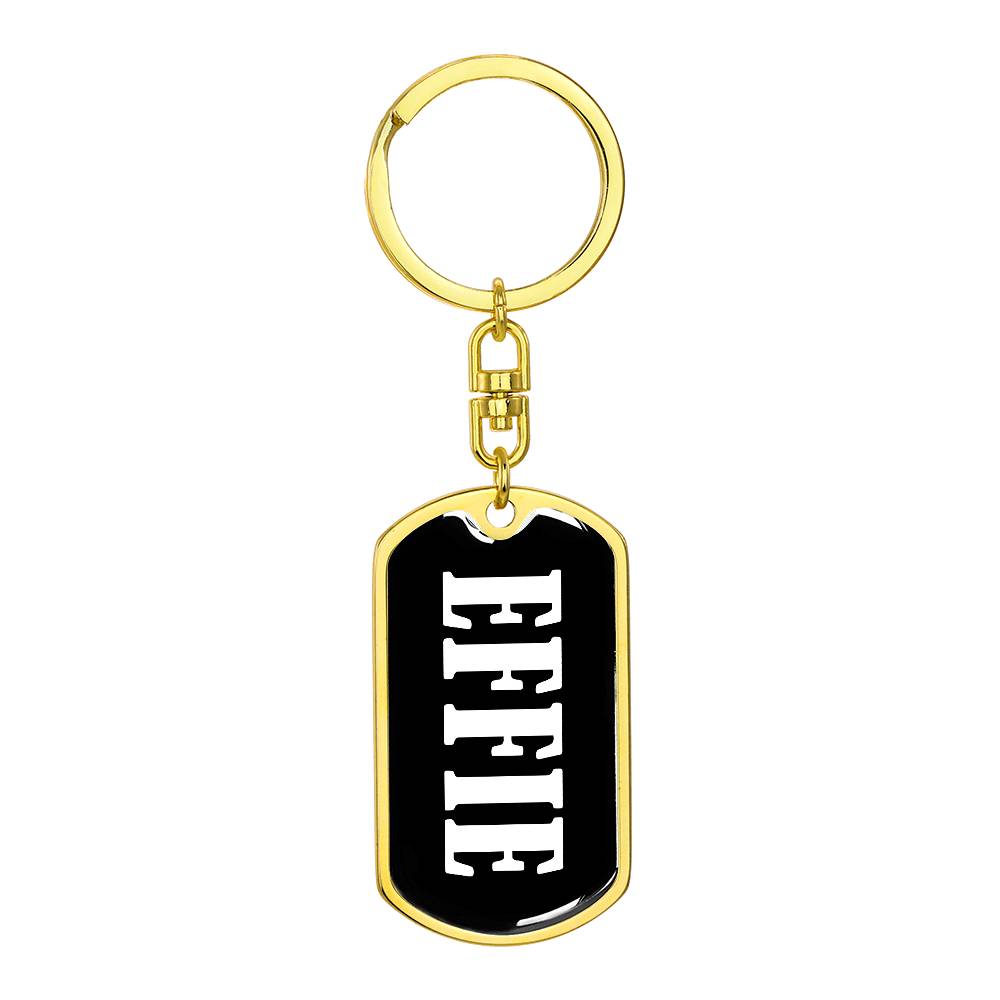 Effie v03 - Luxury Dog Tag Keychain