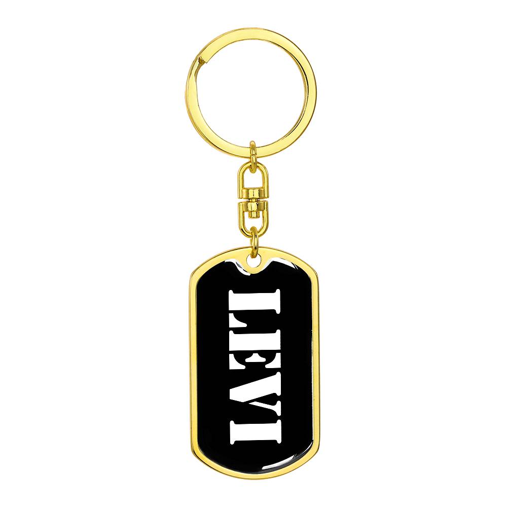 Levi v2 - Luxury Dog Tag Keychain
