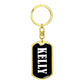 Kelly v01w - Luxury Dog Tag Keychain