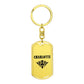 Charlotte v01a - Luxury Dog Tag Keychain