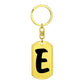 Initial E v1b - Luxury Dog Tag Keychain