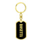 Rosetta v02 - Luxury Dog Tag Keychain