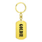 Goldie v01 - Luxury Dog Tag Keychain