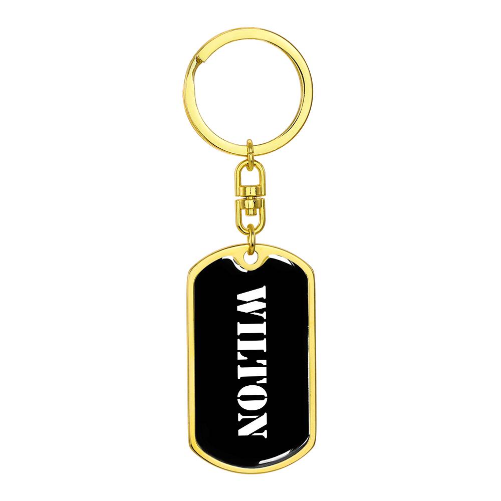 Wilton v3 - Luxury Dog Tag Keychain