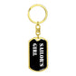 Sailor's Girl v3 - Luxury Dog Tag Keychain