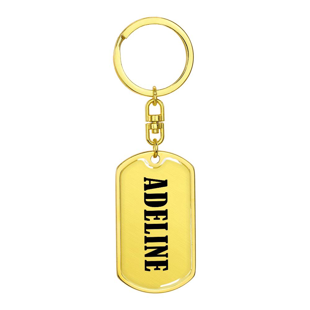 Adeline v01 - Luxury Dog Tag Keychain