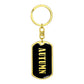 Autumn v02 - Luxury Dog Tag Keychain