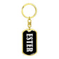 Ester v03 - Luxury Dog Tag Keychain
