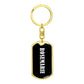 Rosemarie v01w - Luxury Dog Tag Keychain