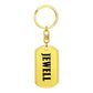 Jewell v01 - Luxury Dog Tag Keychain