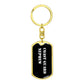 Coast Guard Nephew v3 - Luxury Dog Tag Keychain
