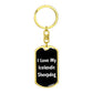 Love My Icelandic Sheepdog v6 - Luxury Dog Tag Keychain