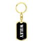 Wiley v3 - Luxury Dog Tag Keychain