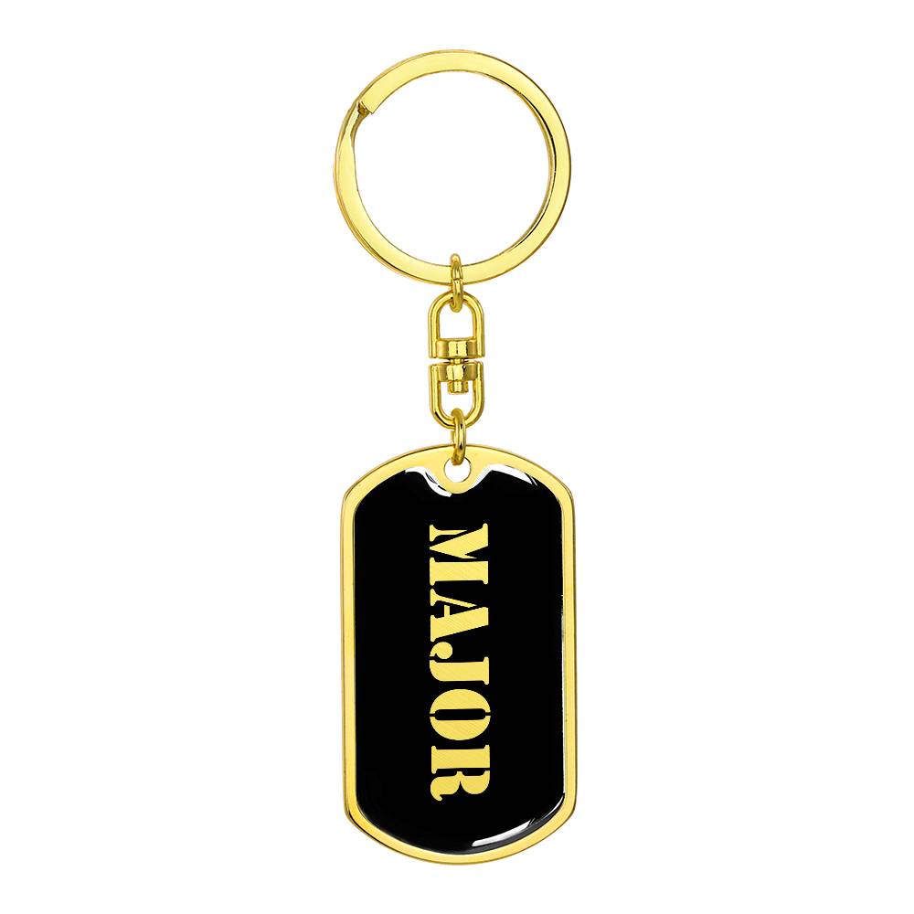 Major v2 - Luxury Dog Tag Keychain