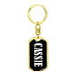 Cassie v03 - Luxury Dog Tag Keychain
