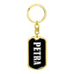 Petra v03 - Luxury Dog Tag Keychain