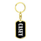 Casey v03 - Luxury Dog Tag Keychain