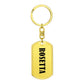 Rosetta v01 - Luxury Dog Tag Keychain