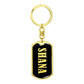 Shana v02 - Luxury Dog Tag Keychain