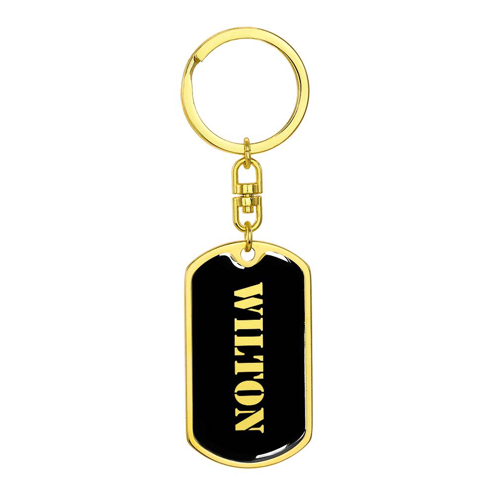 Wilton v2 - Luxury Dog Tag Keychain