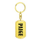 Paige v01 - Luxury Dog Tag Keychain