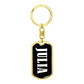 Julia v01w - Luxury Dog Tag Keychain