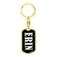 Erin v01w - Luxury Dog Tag Keychain