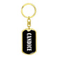 Candice v01w - Luxury Dog Tag Keychain