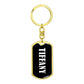 Tiffany v01w - Luxury Dog Tag Keychain