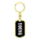 Young v03 - Luxury Dog Tag Keychain