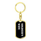 Soldier's Wife v3 - Luxury Dog Tag Keychain