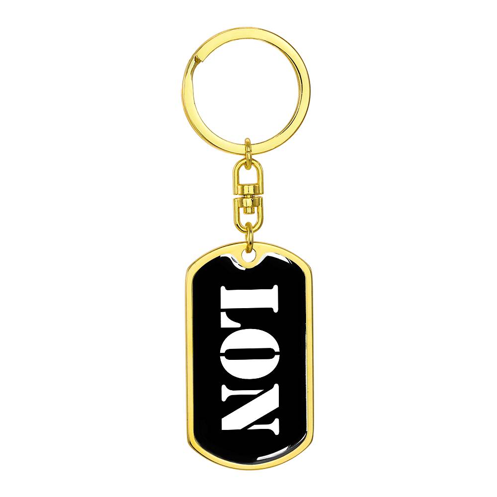 Lon v3 - Luxury Dog Tag Keychain