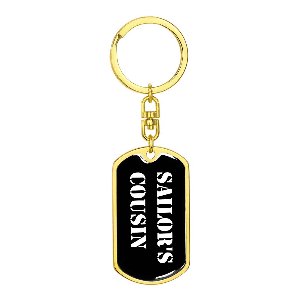 Sailor's Cousin v3 - Luxury Dog Tag Keychain